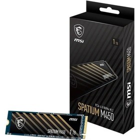 Resim Msı Spatium M450 500gb V1 3600/2000mb/s Pcıe 4.0 Nvme M.2 Ssd Adad6msı0027 
