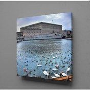 Resim Kuğular Kanvas Tablo 