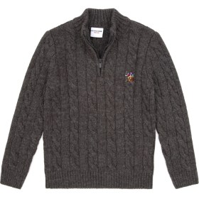 Resim U.s. Polo Assn. Erkek Çocuk Antrasit Melanj Kazak /triko 50315628-VR081 