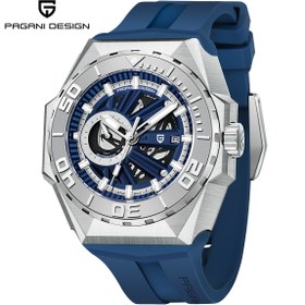 Resim Pagani design PD-YS007 Erkek 47,5 MM 100 M Su Geçirmez Japon Mekanizma Otomatik Mekanik Saat Safir Erkek Kol Saati 