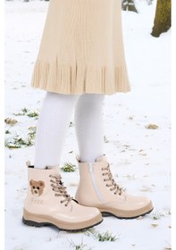 Resim Kiko Kids Termo Taban Kız Çocuk Bot 625 Kırışık Cilt Ten Ten Ten Rengi 