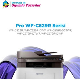 Resim Epson Workforce Pro Wf-c579r Dwf Uyumlu Kartuş Takımı 