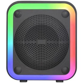 Resim NDR-W12 Mikrofonlu Kumandalı Rgb Ledli Taşınabilir Bluetooth Hoparlör Torima