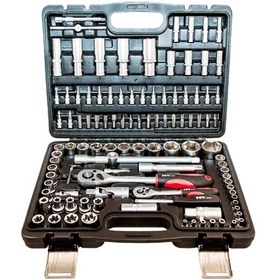 Resim Nttools 108 Parça 1/4" Ve 1/2" 6pt Cr-v Bits Ve Lokma Seti 