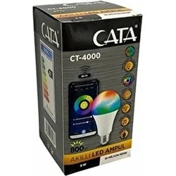 Resim Cata Akıllı Ampul CT-4000 0,3 W RGB Renk Seçenekleri ile 2G11 Duy Tipi 