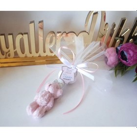 Resim Şekerli Ayıcık Anahtarlık Bebek Şekeri 30 Adet 