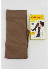 Resim Orta Kalın Dizaltı 40 Den Mus Vizon 3 Adet Pantolon Çorap 001 