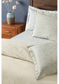 Resim Puffy Elois Tek Kişilik Bambu Pike Takımı - Ekru 