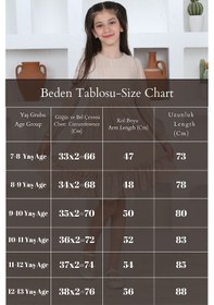 Resim Kız Çocuk Örme Saten Çanta Detaylı Pliseli Astarlı Elbise KREM 