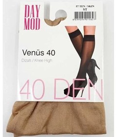 Resim Giyim Daymod Venüs 40 Den Dizaltı Tül Çorap Ten 