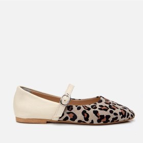 Resim Hotiç Mary Jane Hakiki Deri Leopar Desenli Kadın Babet 01ayh297620a319 Leopar-leopard Leopar 