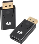 Resim aogo 4k Display Hdmı Çevirici Displayport To Hdmı Display In Hdmi Out Dp Hdmı Display Erkek Hdmı Dişi 