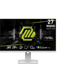 Resim MSI MAG 274QRFW 27" 1 MS 180 HZ IPS Pivot Oyuncu Monitör Beyaz (Outlet) 