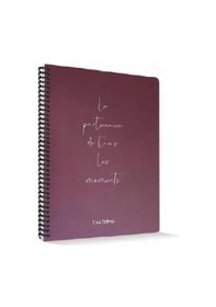Resim Moments Plastik Kapak 120 Yaprak Spiralli Kareli Defter 