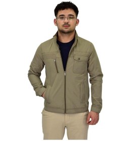 Resim Erkek Mevsimlik Kanvas Spor Mont 8094 Bgl-st04370 VİZON 