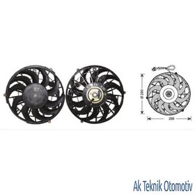 Resim Fan Motoru 12V Astra Vectra Corsa Calibra Tigra 504625535 