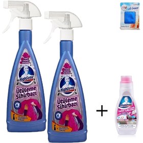 Resim Ütü Sihirbazı 675ml (2 ADET) Fırçalı Leke Çıkarıcı 200 ml 1 Adet Oda Kokusu 