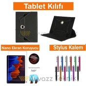 Resim Alcatel Uyumlu 1T 10 Üniversal Tablet Kılıfı 3Lü Set 