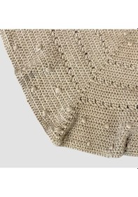 Resim Uretti - Esra 5324 - El Yapımı Dekoratif Yün Kilim 75x120 Bej 