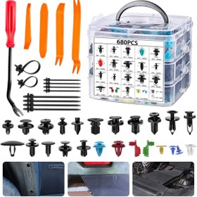 Resim JFIND 680 Parça Sökme Perçinleme Onarım Bağlantı Modifiye Aksesuarları Seti Kutulu 