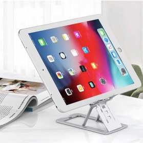 Resim UnDePlus Masaüstü Slim Alüminyüm Tablet Telefon Standı Tutucu H8 
