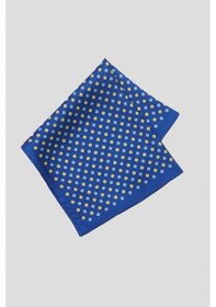 Resim Ac&Co / Altınyıldız Classics Erkek Lacivert - Sarı Desenli Mendil Lacivert - Sarı 