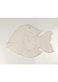 Resim Balık 2 Seramik Bisküvi Boyanabilir Obje 