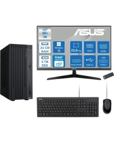 Resim Asus Expertcenter P500MV Intel® Core™ Ultra 5 210H 4.8ghz Aı 24GB Ddr5 2tb SSD 23.8" 120Hz Intel® Intel® Graphics WIN11PRO Mini Tower Masaüstü Bilgisayar D52108512B0DP09+ZETTAUSBBELLEK 
