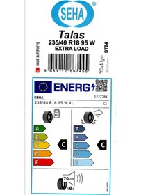 Resim Seha 235/40 R18 95W XL ST24 Talas Yaz Lastiği 2024 