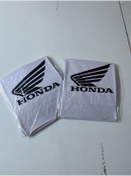 Resim Utku Giyim Honda Pcx,dio,activa S,sh Uyumlu 2'li Beyaz Koltuk Kılıfı Logolu Anahtarlık Hediyeli 