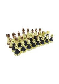 Resim Satranç Taşı Zamak Polyester Krem Siyah 