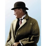 Resim Siyah Renk Atatürk Şapkası 