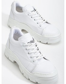 Resim Tonny Black Kadın Beyaz Termo Taban Bağcıklı Günlük Ayakkabı Tbacr2425 102 Beyaz 