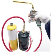 Resim Xurunkeji Barbekü Isıtma İçin Profesyonel Çift Anahtarlı Meşale, Propan Gazlı Lehimleme Meşalesi, 1,6 M Hortum Ateşleme Gazlı Alev Lehimleme Aleti 