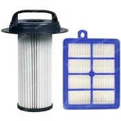 Resim Parmis Philips Uyumlu Fc 9204 Marathon Silindirik Filtresi Ve Hepa Filtre 