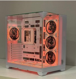 Resim Alltech Anime Karakterli 7argb Fanlı Akvaryum Kasa Beyaz 