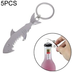 Resim Sones Köpekbalığı Şişe Açacağı Anahtarlık Boyutu: 13.5x3 CM 5 Adet 