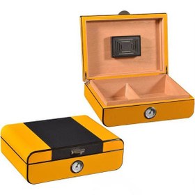 Resim Falconetti Karbon Fiber Desen Humidor Puro Kutusu rc41 