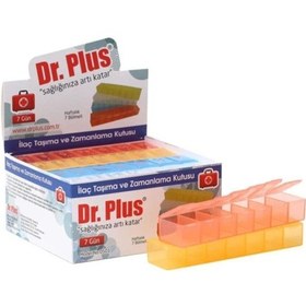 Resim Dr Plus Haftalık İlaç Taşıma Kutusu 7 Gün 