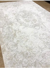 Resim İpek Halı Sardes 6139 A Krem Klasik Salon Halısı 