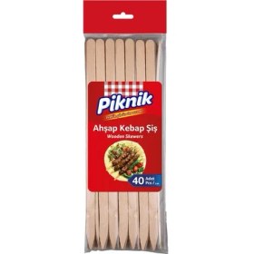 Resim Hype Store Piknik Ağaç Kebap Şiş 40'lı 114 