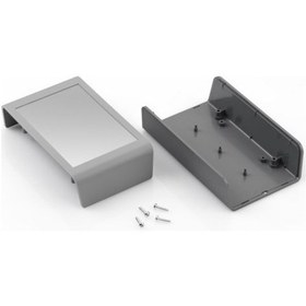Resim Elektronik Proje Kutusu (Ölçüleri: 68,6X110X28Mm) - Koyu Gri 