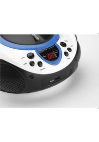 Resim Lenco Scd - 38 Taşınabilir Müzik Seti Radyo Cd Çalar Mp3 Usb 