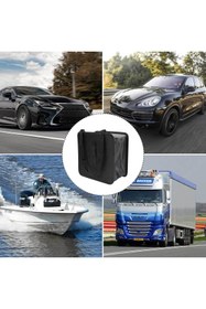 Resim RevuBaby Araba Çöp Kovası Katlanabilir Çöp Kutusu,Askılı Su Geçirmez Sızdırmaz Saklama Çantası OTO Çöp Kutusu 