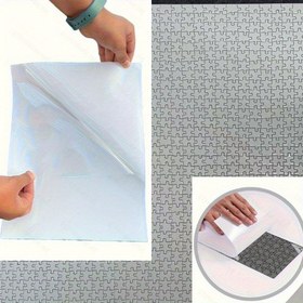 Resim 4/8 adet Bulmaca Koruma Filmi - Kendinden yapışkanlı İz Bırakmayan Şeffaf PVC Sticker, Plastik / Cam / Metal Yüzeyler için Süper Güçlü Yapışkanlı, 1000+ Parça Gösterim / Depolama Düzgün Güçlü Yapışkanlı Yapışkanlı Film 