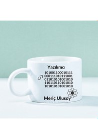 Resim Kişiye Özel Yazılımcılara Özel Tasarımlı Motto Kahve Fincanı Kod Tutkunlarına Şık Hediye Beyaz 