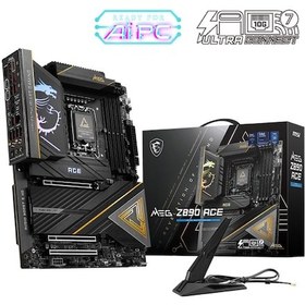 Resim MSI MEG Z890 ACE Intel Z890 9200 MHz (OC) DDR5 Soket 1851 ATX Anakart 