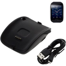 Resim Samsung Galaxy Uyumlu Gear S Akıllı Saat Sm-r750 İçin Şarj Ünitesi Şarj Ünitesi 