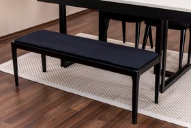 Resim LİNE BENCH, SİYAH 
