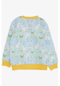 Resim Breeze Erkek Çocuk Sweatshirt Neşeli Ayıcık Desenli 1.5-5 Yaş, Açık Mavi-açık Mavi Açık Mavi 